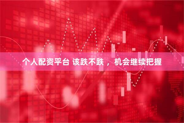个人配资平台 该跌不跌 ，机会继续把握