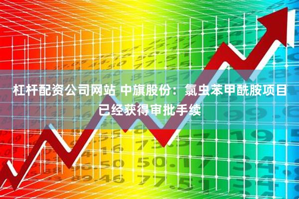 杠杆配资公司网站 中旗股份：氯虫苯甲酰胺项目已经获得审批手续